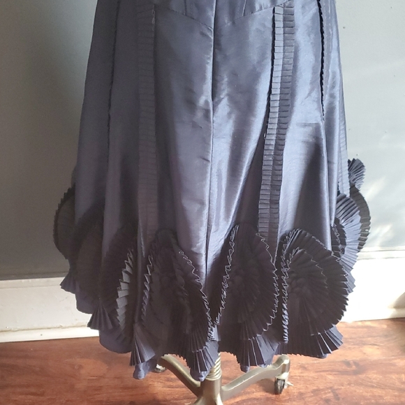 Etoile Blue Strapless Sweetheart Fit and Flare Dress Size 6 - Picture 7 of 17